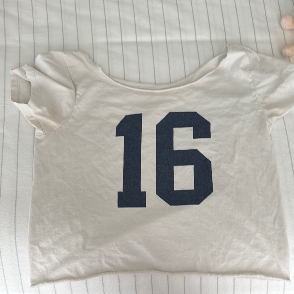 Brandy Melville Cropped “16” Shirt